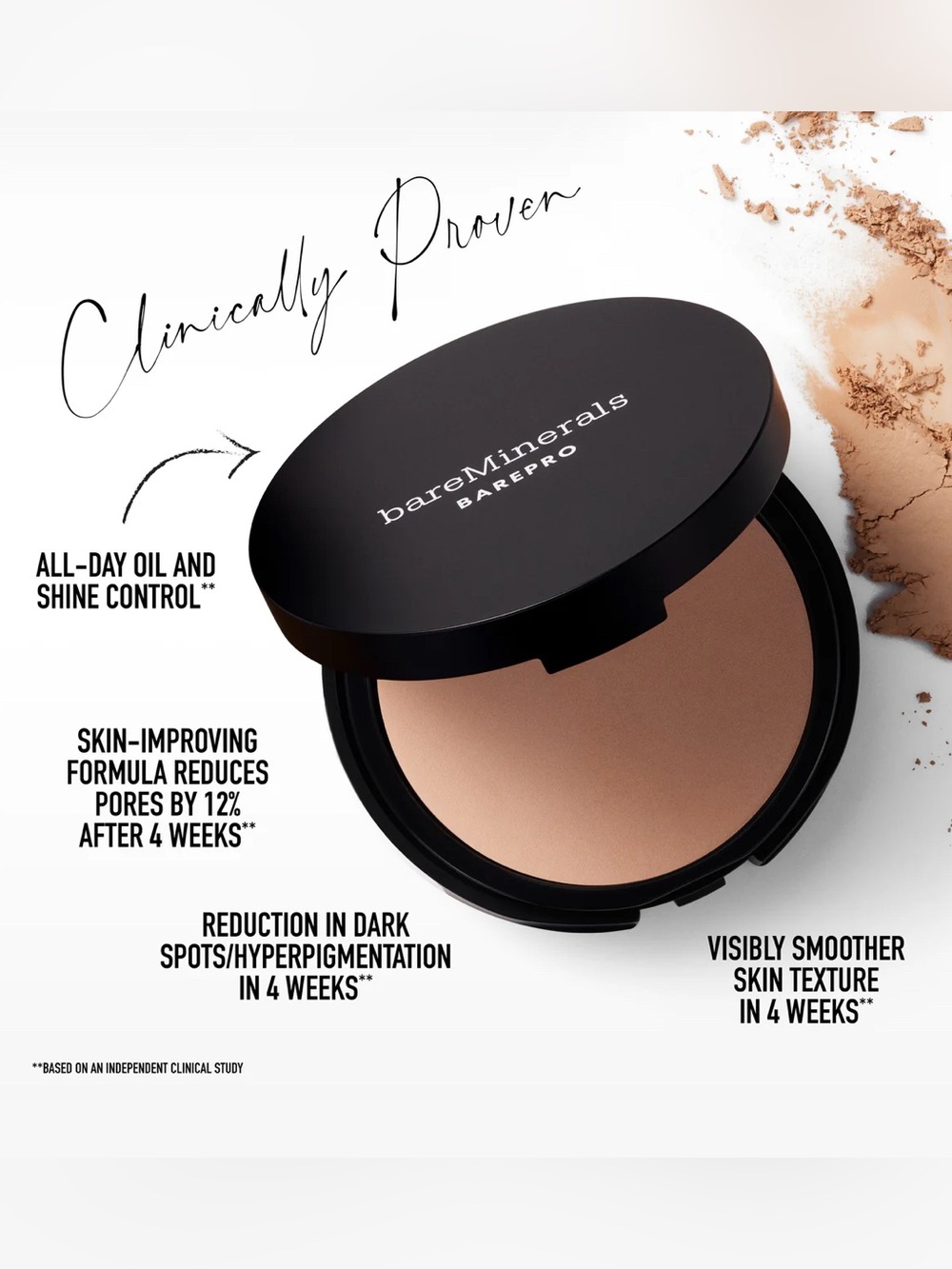 bareMinerals BAREPRO powder foundation Medium Deep 40 Warm 45 Neutral 45 Cool